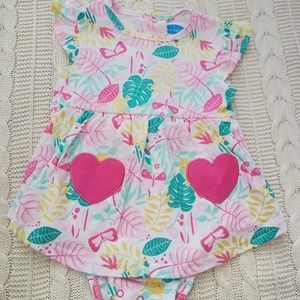 Baby girl tropical print dress 💕